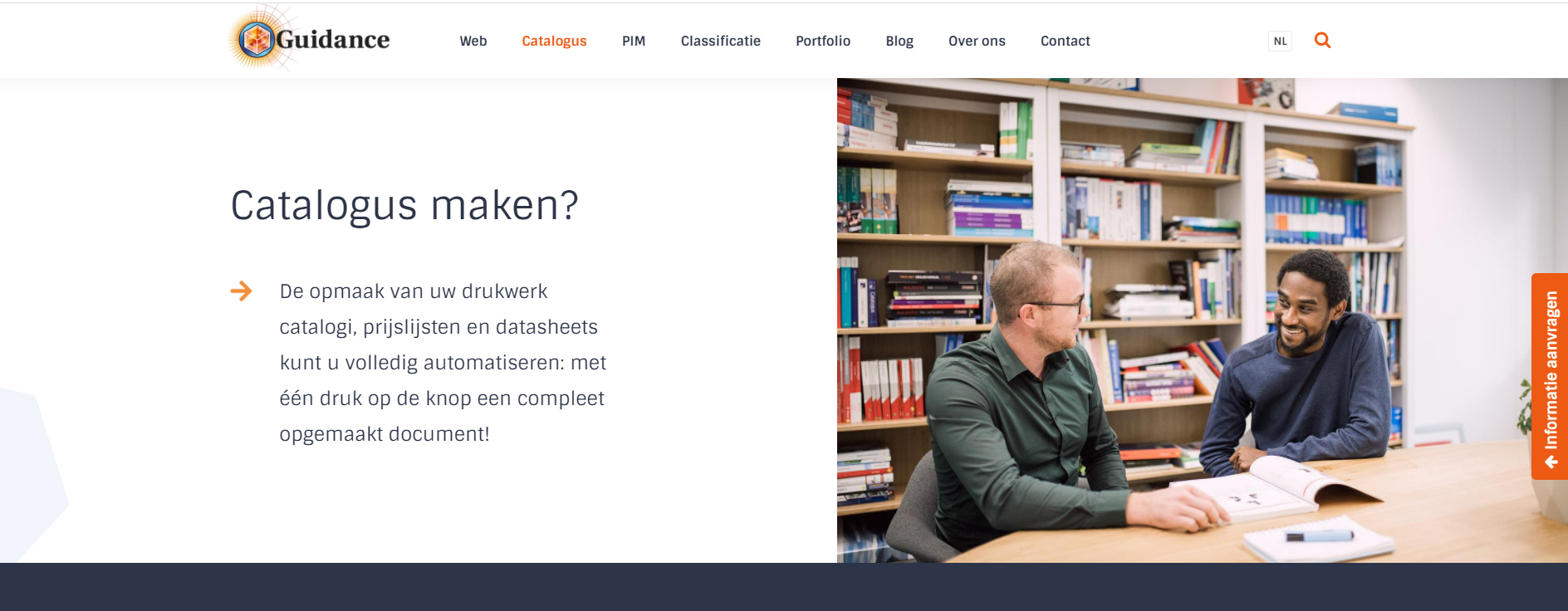 Guidance Catalogger PRINT systeem voor automatische opmaak van catalogi en datasheets